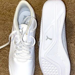 White puma Motorsport shoes